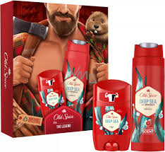 Old Spice Deep Sea shower gel 250 ml + deodorant stick 50 ml, cosmetic set  for men - VMD parfumerie - drogerie