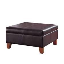 For a beautiful ottoman coffee table, make sure to look at the selections from a cocktail ottoman coffee table to a leather ottoman coffee table, all at macy's. Homepop Faux Leather Square Storage Ottoman Coffee Table With Wood Legs Brown Buy Online In Angola At Angola Desertcart Com Productid 10884801