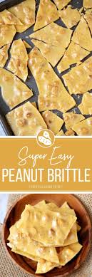 This Classic Peanut Brittle Recipe Is Easy To Make And Great For Gift Giving Year Round It S Buttery Air Peanut Brittle Recipe Brittle Recipes Peanut Brittle