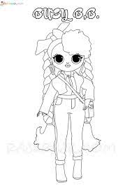 Lol surprise omg remix pop b.b. Lol Omg Coloring Pages Free Printable New Popular Dolls