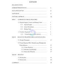 Check spelling or type a new query. 8 Contoh Daftar Isi Laporan Pkl Magang Penelitian Dll
