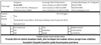 Timbangan beban pengiriman, timbangan kargo, atau timbangan paket dapat membantu anda dirancang untuk penimbangan cepat dan mudah, enam tombol format besar yang terstruktur rapi. Aplikasi Cetak Label Alamat Paket Kiriman Jualan Online Dengan Microsoft Excel Sharing Teknologi Dan Ilmu Komputer