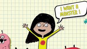 I Want A Monster By Elise Gravel Kidlit Tv Monster Book Trailer Book Trailers