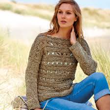 Kostenlose Strickanleitung Pullover Mit Lochmuster Zum Selber Machen Pa Pullover Stricken Anleitung Strickjacke Selber Stricken Damen Mutze Stricken Anleitung