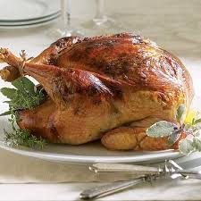 Roasted Turkey With Juniper Ginger Butter Pan Gravy Recipe Roasted Turkey Dinner Turkey Dinner