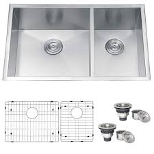 Check spelling or type a new query. Ruvati 32 Inch Undermount 60 40 Double Bowl Zero Radius 16 Gauge Stainless Steel Kitchen Sink Rvh7515 Buy Online In Guyana At Guyana Desertcart Com Productid 31764185