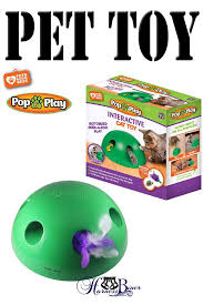 Allstar Innovations Pop N Play Interactive Motion Cat Toy Includes Electronic Smart Random Moving In 2020 Cat Toys Pet Toys Cats