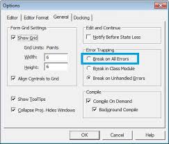 error handling in event driven programming