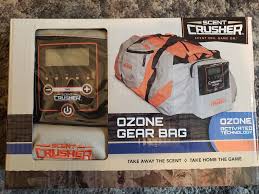 Includes a digital ozone generator simply place your gear in the bag, zip it up and set the timer. Scent Crusher Ozone Gear Bag Ozone Activated Technology Brand New In Box Gear Bag Bags Crusher