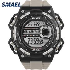 Digital Wristwatches Luxury Brand Smael Sshock Resist Military Men Watch Automatic Mechanical 1438b Sport Watche Military Watches Watches For Men Sport Watches