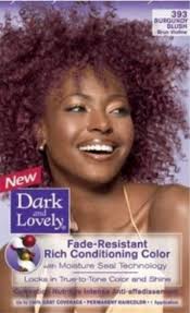 Dark And Lovely Burgundy Blush 393 Blush Lovely Dark