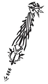 Explore more like kingdom hearts keyblade tattoo. Kh Tribal Keyblade Kingdom Hearts Tattoo Kingdom Hearts Art Kingdom Hearts
