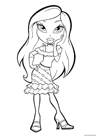 You can download free printable lady coloring pages at coloringonly.com. Bratz Young Lady Coloring Pages Printable