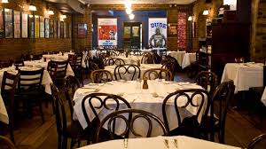 You can access the restaurant through the hotel lobby near the porter's desk. Joe Allen My Theatre Weekend