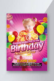 Find the best free elegant and classy birthday psd flyer designs. Kids Birthday Party Flyer Psd Free Download Pikbest