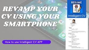 The resume apps for iphone and android i've shared above make you aware of the important things a cv should have. Revamp Your Cv Using Your Smartphone Intelligent Cv App Tutorial 2021 South African Youtuber Youtube