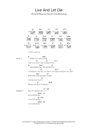 The Most Accurate Tab Guitar Chords And Lyrics Guitar Chords Paul Mccartney And Wings