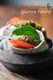 Spicy Hummus Quinoa Falafel Farmgirl Gourmet Recipe Spicy Hummus Vegetarian Recipes Recipes