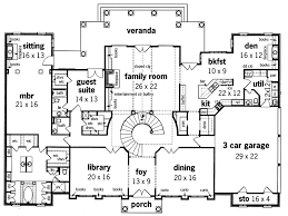 This southern design floor plan is 9360 sq ft and has 6 bedrooms and has 6.5 bathrooms. Wembleton Traditional Home Plan 020s 0004 House Plans And More