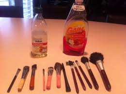 How To Clean Makeup Brushes Mix Dish Washing Soap Gain And Olive Oil In A Dish Wet Brush And Mix Aroun How To Clean Makeup Brushes Clean Makeup Washing Soap