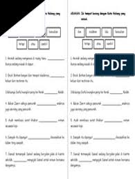 Analisis sinonim kata kanji kibun ,.hubung banding. Latihan Kata Hubung Tahun 3