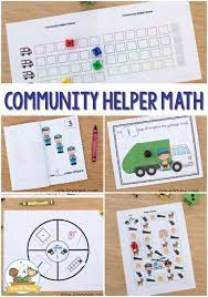Community Helpers Math Activities For Preschool Community Helpers Math Activities Math Activities Preschool Community Helpers Math