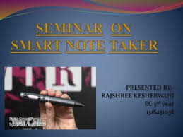 Smart Note Taker | Ppt