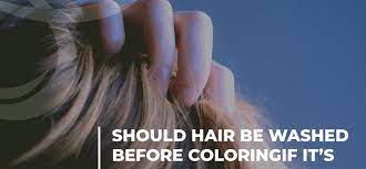 You don't have to shampoo and condition your hair the day of the service, unless you use a lot of hair product. Should I Wash My Hair Before Dying It Useful Information Beezzly