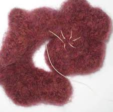 Pdf pattern 252 felted flower knitting pattern. How To Make A Felted Flower Pin Free Pattern Feltmagnet