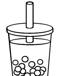 There are so many colour combinations you could use on these pretty tea cups coloring pages. Cute Boba Tea Coloring Pages Myreadingnourneys