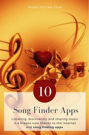 Top 10 music recognititon apps to identify music. Top 10 Song Finder Apps Song Finder Songs Song Recognition