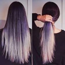 Gray Hair Color Black To Granny Silver Two Color Ombre Hair Color Idea Use Code Pinterest To Get 10 Off Hair Styles Grey Ombre Hair Dyed Hair
