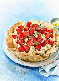 Strawberries And Cream Summer Pie Recipe Recipe Summer Pie Strawberries And Cream Summer Pie Recipes