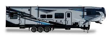 If you enjoy rv travel but can't leave home without your favorite atv/motorcycle/snowmobile/personal watercraft, a toy hauler might be the perfect match for your next trip. Cyclone Toy Hauler Heartland Rvs