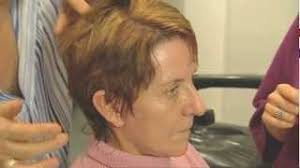 Guy Parsons restyles Debbie's hair