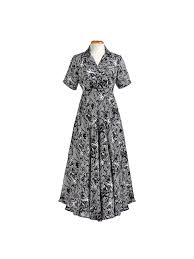 Browse the best of ebay, connect with other collectors, and explore the history behind your favorite finds. Catalog Classics Women S 1930s Vintage Style Dress Black White Floral Print Walmart Com Walmart Com