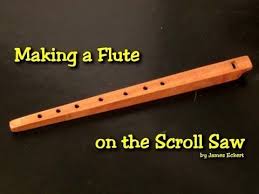Making A Wooden Flute Video Tutorial For The Scroll Saw And Drill Press Woodworking Diyinstrument Plans For Sale Wooden Flute Flute Wooden Train Whistle