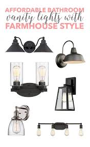 Affordable Farmhouse Bathroom Vanity Lighting A Heart Filled Home Diy Home Decor Farmhouse Light Fixtures Farmhouse Vanity Lights Bathroom Vanity Lighting