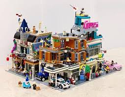 Alternate Corner Garage 10264 Build Lego Lego Architecture Lego Design Lego Modular