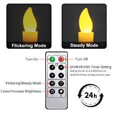 Amazon Com Kithouse 10 Set Christmas Window Candles Lights With Timer Battery Operated Electric Led Taper Candles Flameless For Windows Christmas Gold Candle Holders Suction Cups Snowflake Stickers Home Improvement
