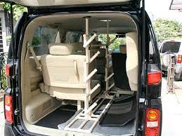 スキー用車内キャリア diy life 車 トランク 車 収納 イレクター