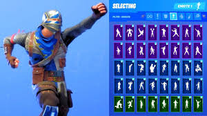 Type !emotes in chat and choose an emote. Blue Squire Skin Showcase With All Fortnite Dances Emotes Youtube