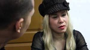 SCENE OF EUGENE TORRES COMFORTING MYSTICA IN TROY MONTEZ MOVIE CALLED  "QUERIDO"