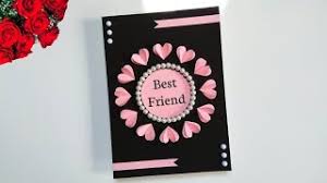 Black and brown chocolate drippings friendship card. Friendship Day Card Ideas How To Make Friendship Day Card For Best Friend Easy Friendship Card Youtube
