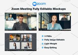 Zoom Meeting Mockup Kit By Zp Design On Creativemarket Ad Affiliate In 2020 Mockup Meeting Image