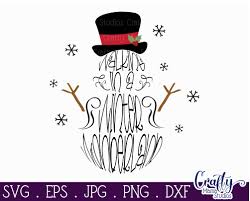Download Christmas Svg Walking In A Winter Wonderland Svg Round Svg By Crafty Mama Studios Thehungryjpeg Com