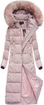 Rózsaszín női téli dzsekik és kabátok