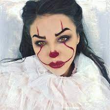 Easy It Clown Makeup Idea Maquillaje Halloween Payaso Maquillaje De Moda Maquillaje De Halloween Mujer