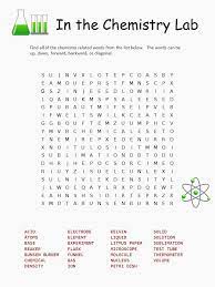 chemistry word search
