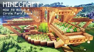 More images for huge minecraft circle base » Minecraft How To Build A Circle Farm Base Youtube